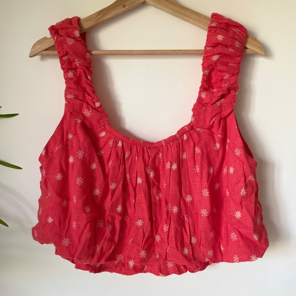 NEW Free People This Love Set In Hot Coral Combo - Picture 13 of 17